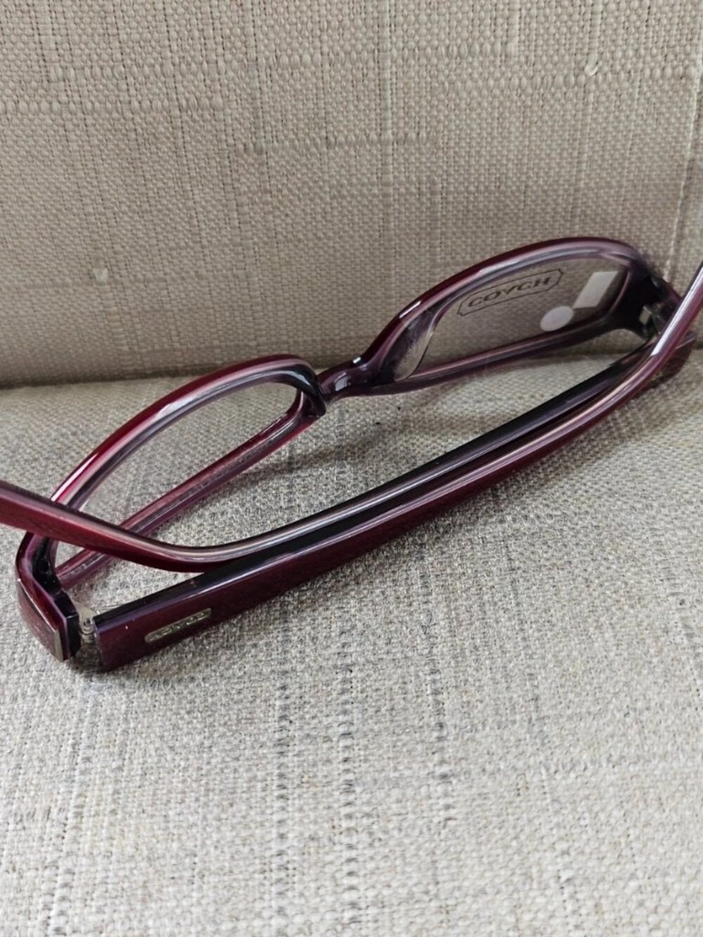 New Coach Women Eyeglasses Frame Eyewear CRANBERRY 2015 JILL Glasses Frame only - Picture 5 of 12